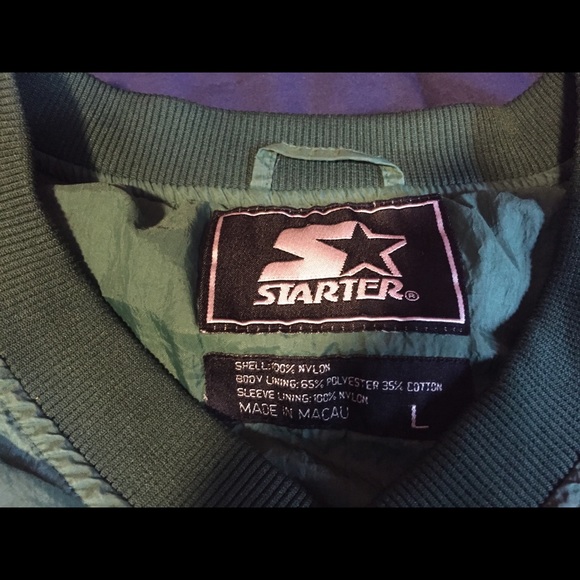 Vintage Starter Green Sweater 90’s Size:L - Picture 3 of 6